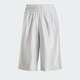 阿迪达斯 （adidas）短裤女裤2025夏季新款运动裤宽松舒适休闲梭织透气五分裤 IT9768银灰色 XS