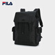 Fila Fila Men's rackpack 2025 Осень Новый ретро-модный флип-рюкзак для компьютерной сумки рюкзак школьная сумка Black рядом с Black-bk xs