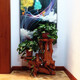 BOD Wurzel geschnitzte Rackbaumwurzel Natures Ornament Wohnzimmer mehrschichtige Bonsai Rack Fischtank Festholz Basis Balkon 16857