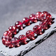 Ouyuan Natural Red Gold Strawberry Crystal Bracelet Super Seven Flower Crystal Women's Shining Diamond Blue Moonlight Tanzanite Tourmaline Strawberry Crystal Bracelet 6mm
