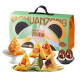 Zongzi Geschenkbox mit Drachenbootfestival High-End-Geschenke für getrocknete Pflaumen, Gemüse, frisches Fleisch, Reis, Bohnen, Paste, Aida Lechuan Zongzi, 4 Stücke mehr Rabatte, 8 Zongzi, 6 Aromen, 4 geschälte Eier, 1048g Zongzi