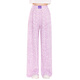 Yoyo One (Yoyo One) Pantalones de verano de niñas Pantalones delgados de pierna ancha 2025 Niños nuevos niñas grandes niños grandes Summer Summer Seda Mosquito Mosquito Summer 15122 Rosa Purple 170 170cm