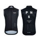 Quick-drying vest team version cycling jersey men's windproof cycling vest rainproof waterproof breathable sportswear black PAS vest XS