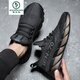 Holzspecker High-End New Summer Sports Schuhe atmungsaktive Freizeitschuhe Neue trendige Mesh Dad Schuhe Herren-Laufschuhe 9888 Schwarz 40