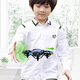 4DRC Mini Drone Aerial Photography High Definition Fernbedienung Flugzeug Flugzeuge Quadcopter Toys Grundschüler Kindergeschenke ohne Luftfotografie [Basic-Flug] Blau [Handheld 2 Batterien senden [Fernbedienungsbatterie senden.