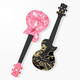Enyanova u Carbonfaser Ukulele 23-Zoll-Anfänger für Mädchen, Jungen, kleine Gitarrenkinder, Zhou, Black + 3 Monate, Enya App-Mitglied 23-Zoll