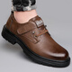 
[Direct sale in the factory] New men's comfortable and breathable versatile casual shoes for soft sole non-slip British workwear men's shoes (item number 9908) brown 40