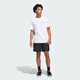 Adidas (adidas) clover Männerhose Frauenhose 2025 Herbst neue Sporthosen Ehepaar atmungsaktives Komfort Shorts JC7658/Schwarz/Weiß M