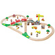 Edwone70p Beech Train Train Car Toys's Toys Small Train Train Train Toys Wooden Toys 80p Mining Adventure + Rangement Bucket