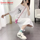 LOVER RUCCI短袖T恤裙女夏季长款过膝宽松纯棉大码2025新款中长款懒人连衣裙 9196单行字母-白色（实拍） M