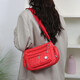 New large capacity waterproof nylon European and American fashion trends for women with large capacity simple and versatile retro one-shoulder crossbody bag black