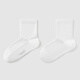 YEEHOO baby socks spring and autumn style baby socks boys and girls versatile sports socks breathable new children's socks pure white 3-5 years old recommended foot length 14-16cm, 3-5 years old