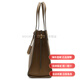 Tory Burch Robinson Satchel Fashionable y Simple Leather Tote bolso bolso bolso de compras Bolso de un solo hombro paquete básico (bolsa + bolsa de polvo)