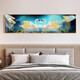 MEI'AN HOME DEL HOME DISTORA DEL BARDILLO DEL BARRIDO Light Luxury Dormitorio principal Pintura colgante de la pared Mural Swan 2024 Nuevo estilo WS1047 Soporte mutuo 50*200 cm Tamaño de lujo de más de 2 metros cama o invitado