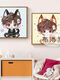 Sweet Miaomiao Q version TNT era youth group peripheral digital oil painting IY hand-painted fill color acrylic oil color decorative painting LL14222 acrylic paint + professional oil canvas + multiple professional paintings