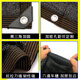 Sunshade net encrypted thickened sunscreen net black shade net outdoor courtyard car shed roof insulation net 3888 needle black blue reinforcement 6 meters * 9 meters sunshade rate