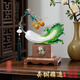 朱炳仁白菜摆件高端办公室装饰品公司搬迁酒店开业大吉礼物乔迁贺礼 百财福禄BJ1283铜白菜摆件