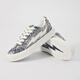 Lightning X Storm Picasso Gemälde gemeinsam von Blitzmännern und Frauenschuhen Rache Sturm kleine Duftbrotschuhe Erhöhten Paar Skateboardschuhe LS-699 Sternenhimmelblau 45