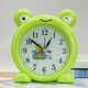 Creative cartoon little frog boy alarm clock cute child female student with internet celebrity desktop green watch ornament emerald green