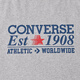 匡威（Converse）经典圆领T恤2024年新款夏季男女情侣休闲运动短袖10027229-A02 MCH687-GHG XL /180