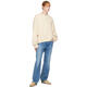 The Row Light Luxury Men's Beige GRETO Henley Ivory 20 | XL