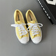 匡威（Converse）官方旗舰奶黄色夏季多巴胺糖果色开口笑低帮帆布鞋A11964c A11964c奶黄色开口笑 33 35.5 215MM