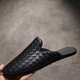 Nosskiss International Luxusmarke Sommer Neue Halbschuhe Herren echte Leder geflochten