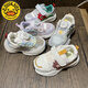 
G.DUCKKIDS little yellow duck children's shoes 25 spring and autumn style baby shoes for boys and girls Babu toddlers shoes for children's functional shoes for children non-slip and transparent 9227 light pink spring and autumn style leather surface 23 inner length 14.5cm