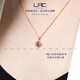 LACLAC jewelry 18k gold sapphire pendant (1g 18k gold chain included) main stone about 0.2 carats