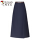 Falda y pantalones de carpintero para mujeres 2025 Nuevos pantalones de primavera y verano Pantalones para falda en forma delgada con pantalones de nueve puntos Pantalones de piernas amplias casuales Estilo de verano azul oscuro XL adecuado para usar 111-120Jin [Jin equivale a 0.5 kg]