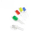 Dengshitang 3mm 5mm LED light bulb light-emitting diode F3 F5 red, green, yellow, blue and white in-line lamp bead mixed package various LED light bulb in-line lamp bead 5mm LED mixed color package (red/yellow/green/blue/white 20 pcs each)
