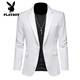 Playboy (playboy) costume veste texture masculine double fente à fente formelle de bonbons de bonbons couleurs décontractées