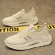 
Remtin men's shoes summer 2024 hollow new mesh casual breathable mesh running trendy shoes lightweight mesh shoes 9901 beige 44
