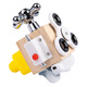Chengliu 2-3 Jahre alter Montessori Early Education Key Entsperren Holzspielzeug geschäftiger Quadratmontessori Puzzle Entwicklung Multifunktional geschäftiger Block + Zodiac-Kalenderuhr