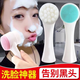 Fun appliance face wash brush soft-bristled double-sided brush cleansing brush manual facial pore deep cleaning artifact blackhead device double-sided face wash brush pink 1