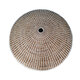 
Handmade reed grass weaving steamer hat steamer steamer steamer steamer stainless steel aluminum pot steamer steaming cover rural big pot straw cover mahogany color 9195cm unpacked