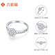 Liuguifu Jewelry Platinum Ring Bouquet PT950 Platinum Ring for Women PT0100121-11# 3.22g
