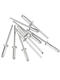 Qili Color aluminum core pulling rivet pulling rivet round head pulling willow nail K-type pulling nail M2.4/3.2/4/5/6mm M2.8*12200 black