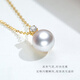 Duyi Classic Princess Diana Style Elegant Freshwater Pearl Pendant Women's S925 Silver Pearl Necklace Single Gift Silver Holder Delicate 10-11mm