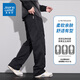 
Jeanswest American high street trendy straight casual pants for men's summer new loose and versatile draped straight men's long pants Military green 9855 L [Suggested 110-130Jin [Jin equals 0.5 kg]]