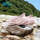 361 Children's Shoes Boys and Girls Beach Sandals Crocs Summer New Middle and Large Children's Shoes Clear Water Pink 34