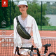 MYD胸包女2025新款时尚高级感男款斜挎多功能运动户外轻便大容量背包 橄榄