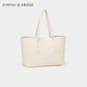 
CinvaiKrose shoulder bag women's 2025 new autumn and winter large capacity hollow tote bag commuting women's bag birthday gift cream white [gift for girlfriend, wife and girls]