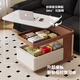 Qingzi Youyan Board Couchtisch Licht Luxus Wohnzimmer Bewegbares Heben des Teewagen