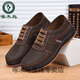 Дятел коровь сухожильника Sole Old Beijing Clate Shoes Мужская не сколькая износостойкая холст-ботин