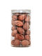 Plastic jar pet food grade sealed bottle with black lid thickened transparent round wide mouth snack packaging bucket 5585cm 16g black lid 1098 pieces
