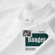 Vancl Eslite Ice Seide Baumwolle Essentielles bestickter runder Nacken Kurzarm T-Shirt Herren European Station 2025 Sommer Neues lose T-Shirt Trend T-Shirt Trend Weiß 6630 Weiß 6630 m Gewicht 90-110jin [Jin gleich 0,5 kg]