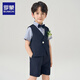 Romon Kinderkleider Boy Abschlussanzug Britische Geburtstagsfeieranzug Flower Boy Performance Anzug 150