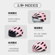 Kuferg New Children's Cycling Helm mit Schutzbrille für Teenager Mountain Road Bike Männer und Frauen Fahrradschutzausrüstung Bubble Pfirsichpulver-Gray-Brille M (Empfohlener Kopfumfang 53-57 cm)