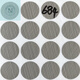 LNGA LANDGRE666-692 Whole house custom screw cover three-in-one hole sticker beauty self-adhesive cabinet hole cover screw hole PTS-679 5 diameter 21MM (270 pieces of multi-color)